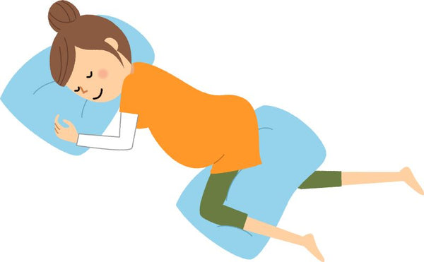 妊婦さんにおすすめの「シムス位」抱き枕を使った姿勢の取り方